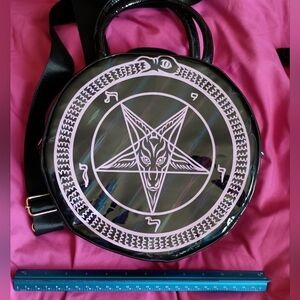 Killstar holographic black handbag